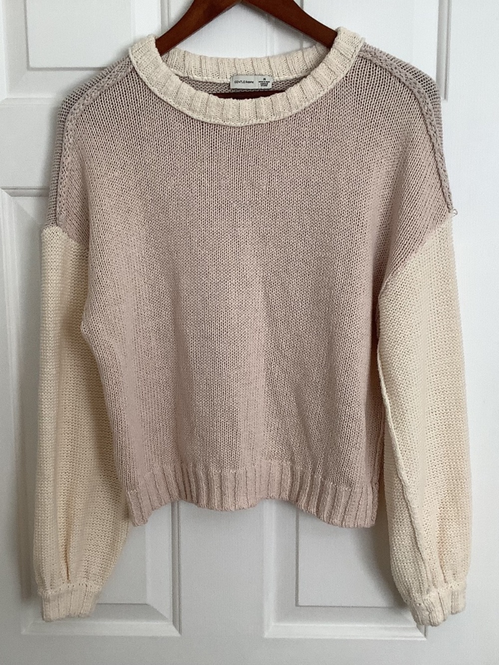 Gentle Fawn Cotton Blend Balloon Sleeve Sweater